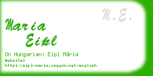 maria eipl business card