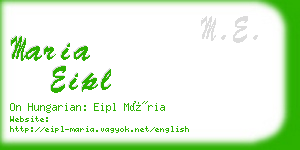 maria eipl business card